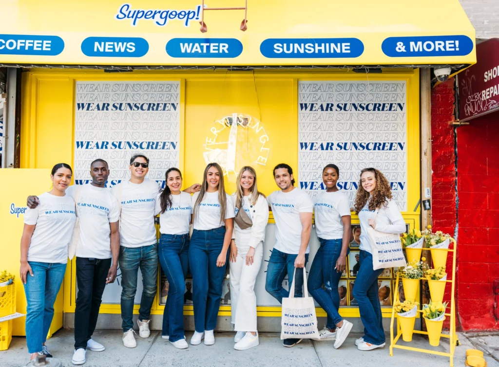 Supergoop! Sunshine Shack, event photo