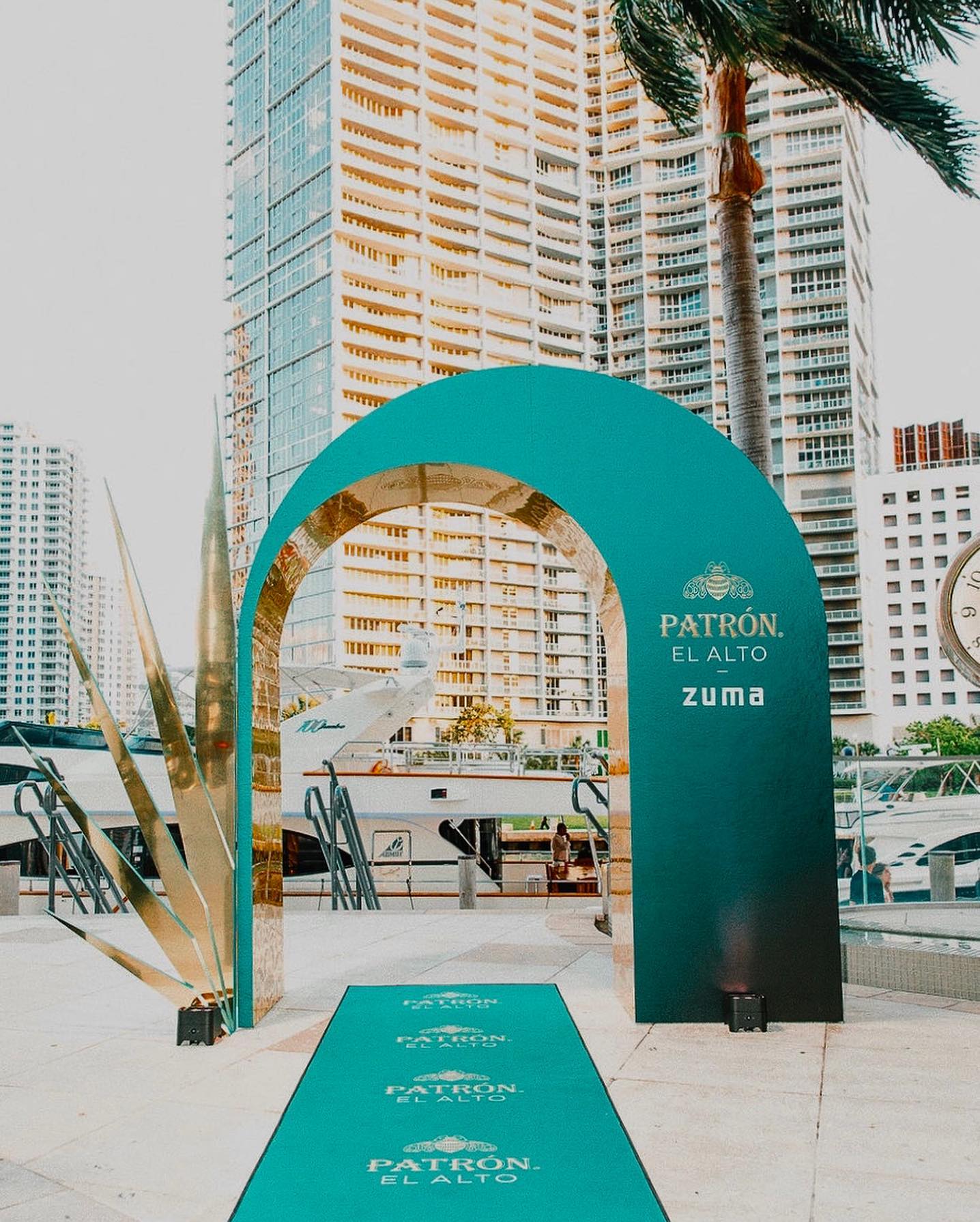 Patrón El Alto entrance at Zuma Miami
