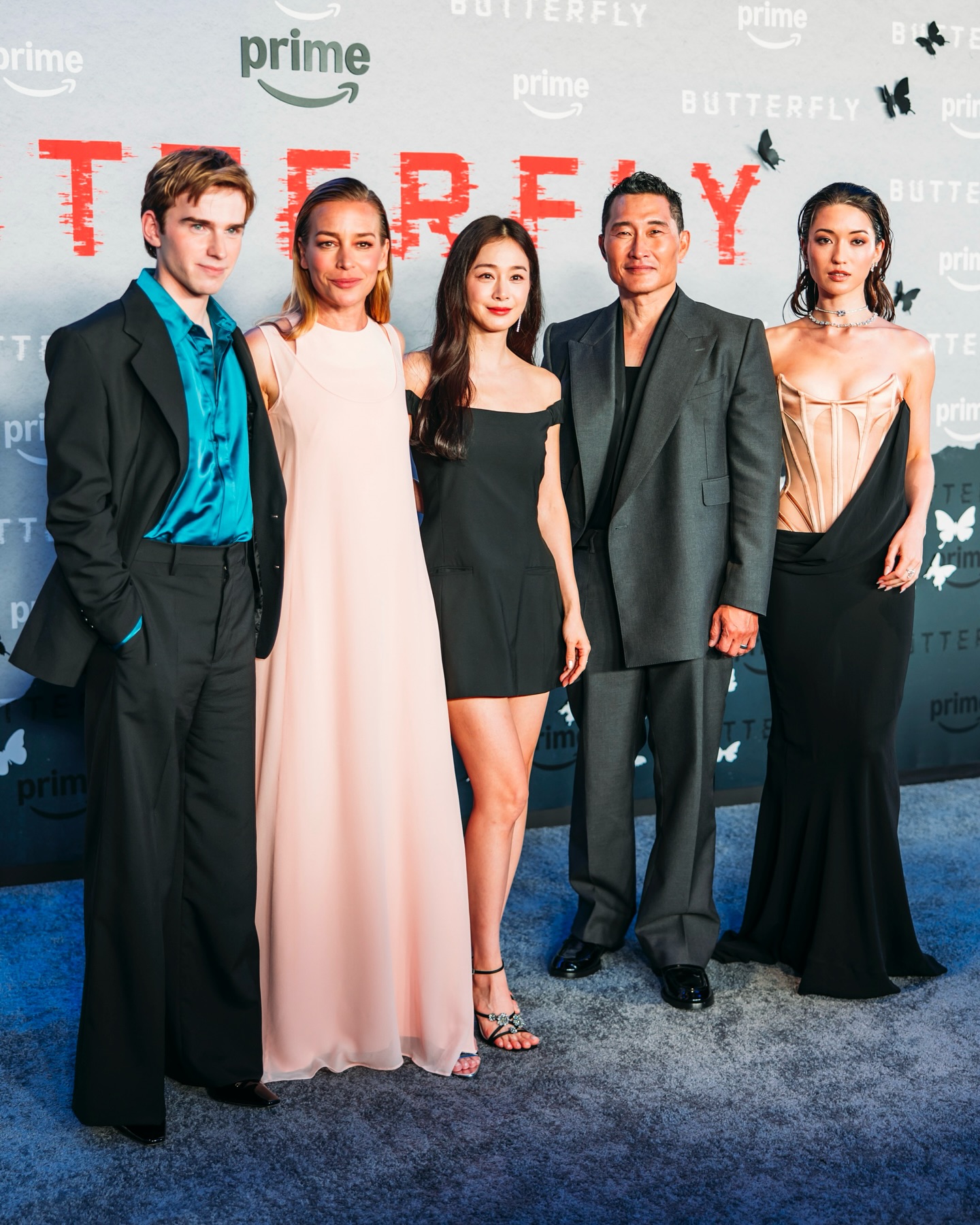 Cast on the red carpet at the Butterfly premiere in New York